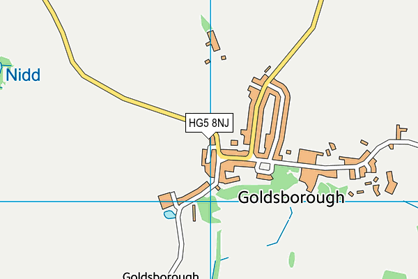 Goldsborough Church of England Primary School map (HG5 8NJ) - OS VectorMap District (Ordnance Survey)