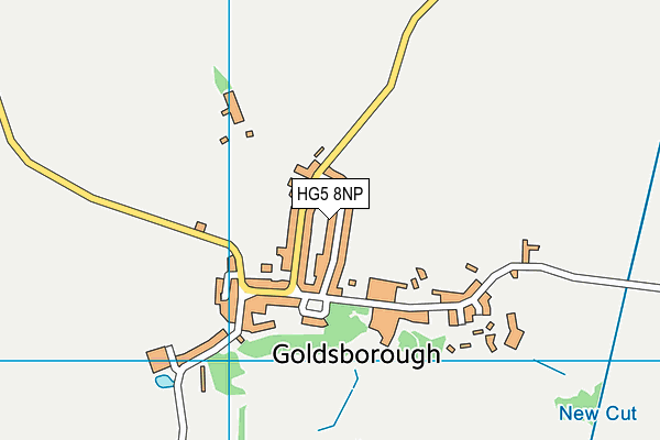 HG5 8NP map - OS VectorMap District (Ordnance Survey)