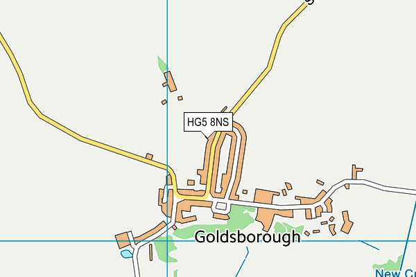 HG5 8NS map - OS VectorMap District (Ordnance Survey)