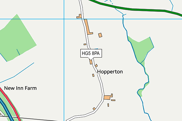 HG5 8PA map - OS VectorMap District (Ordnance Survey)
