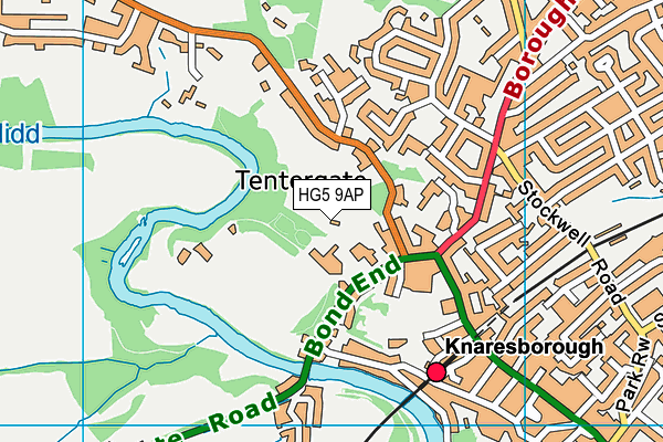 HG5 9AP map - OS VectorMap District (Ordnance Survey)