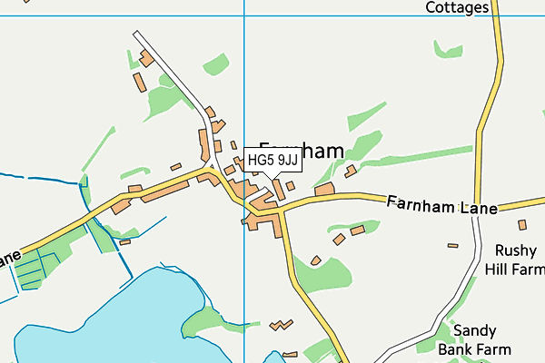 HG5 9JJ map - OS VectorMap District (Ordnance Survey)