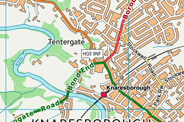 HG5 9NF map - OS VectorMap District (Ordnance Survey)