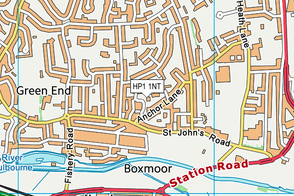 HP1 1NT map - OS VectorMap District (Ordnance Survey)