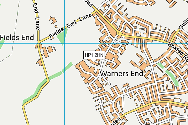 HP1 2HN map - OS VectorMap District (Ordnance Survey)