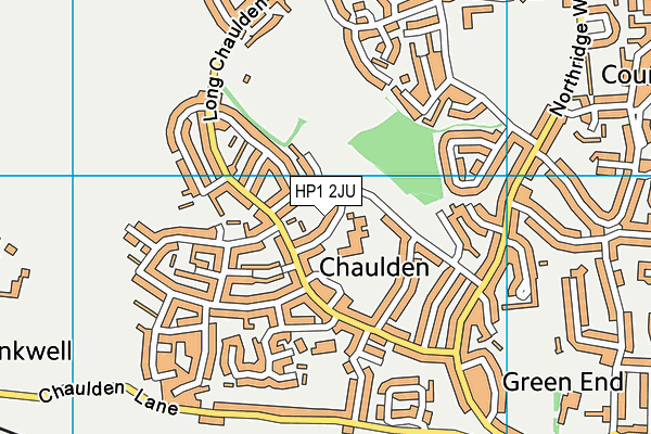 Chaulden Junior School map (HP1 2JU) - OS VectorMap District (Ordnance Survey)