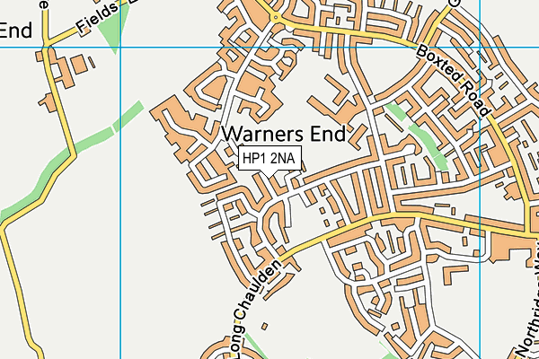 HP1 2NA map - OS VectorMap District (Ordnance Survey)