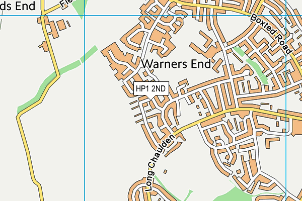 HP1 2ND map - OS VectorMap District (Ordnance Survey)