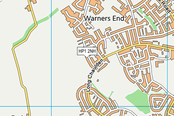HP1 2NH map - OS VectorMap District (Ordnance Survey)
