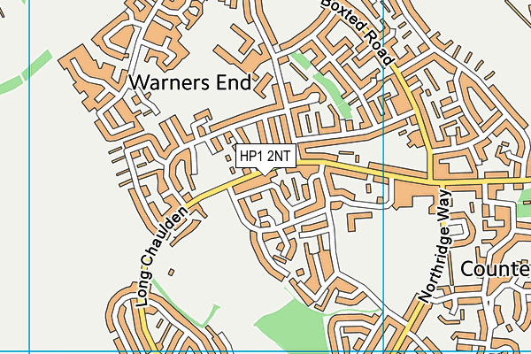 HP1 2NT map - OS VectorMap District (Ordnance Survey)