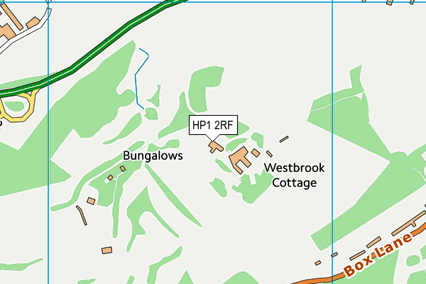 Westbrook Hay map (HP1 2RF) - OS VectorMap District (Ordnance Survey)