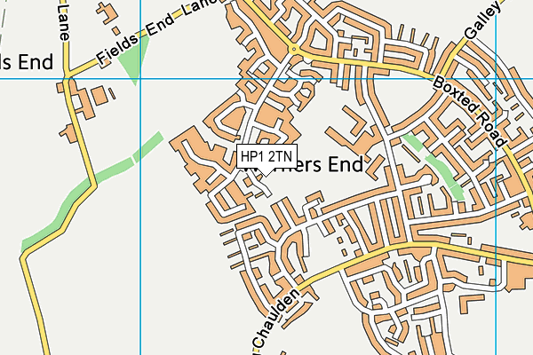 HP1 2TN map - OS VectorMap District (Ordnance Survey)