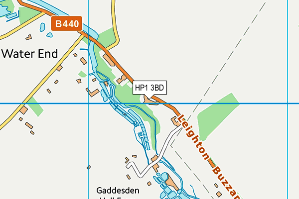 HP1 3BD map - OS VectorMap District (Ordnance Survey)