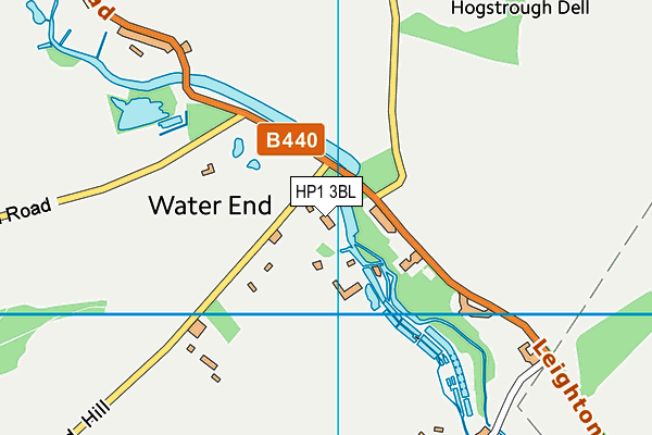 HP1 3BL map - OS VectorMap District (Ordnance Survey)