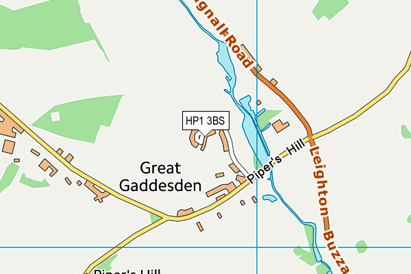 HP1 3BS map - OS VectorMap District (Ordnance Survey)