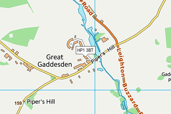Great Gaddesden Church of England Primary School map (HP1 3BT) - OS VectorMap District (Ordnance Survey)