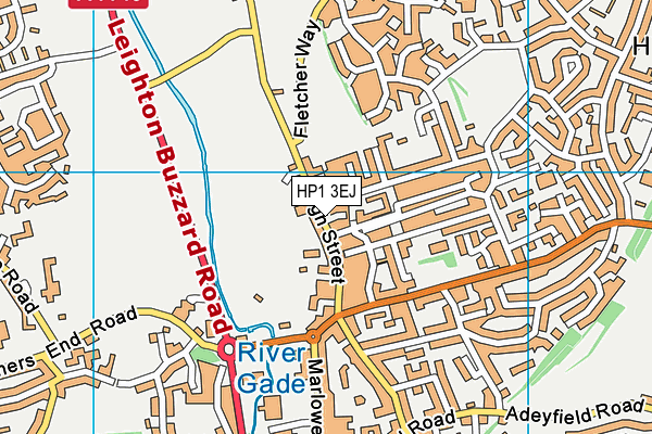 HP1 3EJ map - OS VectorMap District (Ordnance Survey)