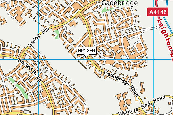HP1 3EN map - OS VectorMap District (Ordnance Survey)