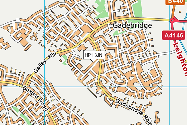 HP1 3JN map - OS VectorMap District (Ordnance Survey)