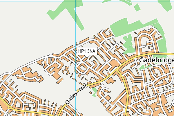 HP1 3NA map - OS VectorMap District (Ordnance Survey)