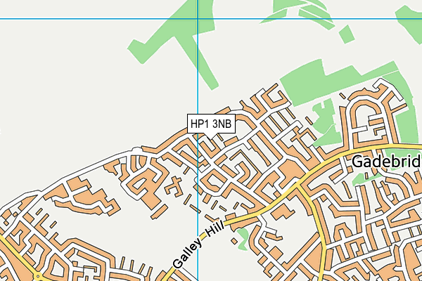 HP1 3NB map - OS VectorMap District (Ordnance Survey)