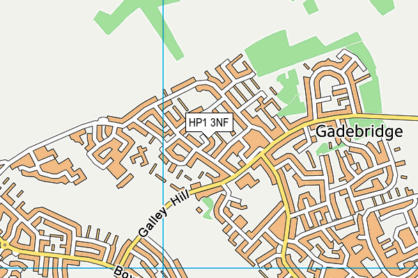 HP1 3NF map - OS VectorMap District (Ordnance Survey)