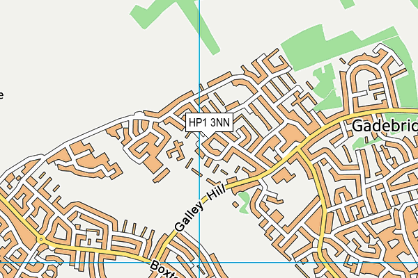 HP1 3NN map - OS VectorMap District (Ordnance Survey)