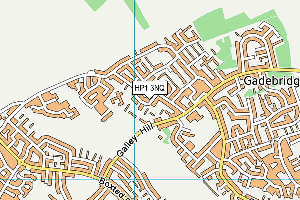 HP1 3NQ map - OS VectorMap District (Ordnance Survey)