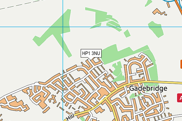 HP1 3NU map - OS VectorMap District (Ordnance Survey)