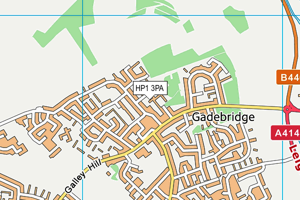 HP1 3PA map - OS VectorMap District (Ordnance Survey)