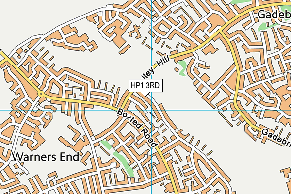 HP1 3RD map - OS VectorMap District (Ordnance Survey)