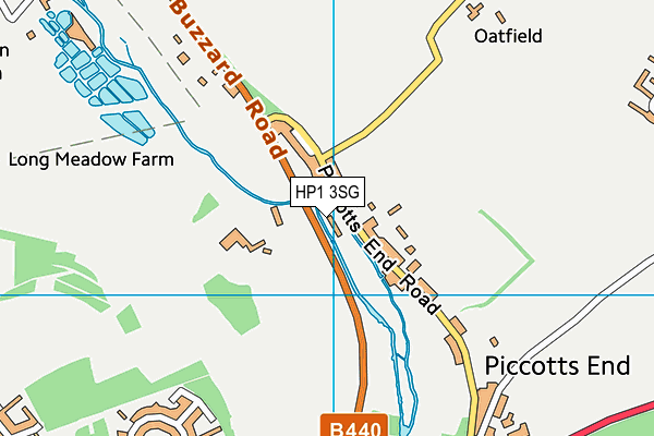 HP1 3SG map - OS VectorMap District (Ordnance Survey)