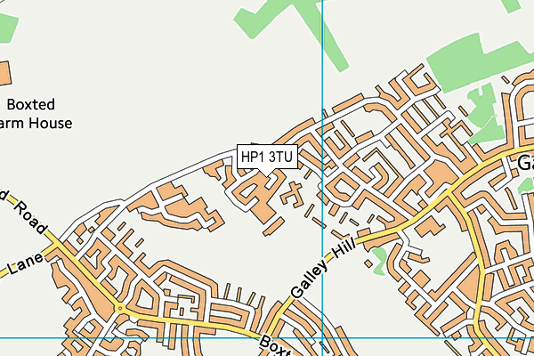 HP1 3TU map - OS VectorMap District (Ordnance Survey)