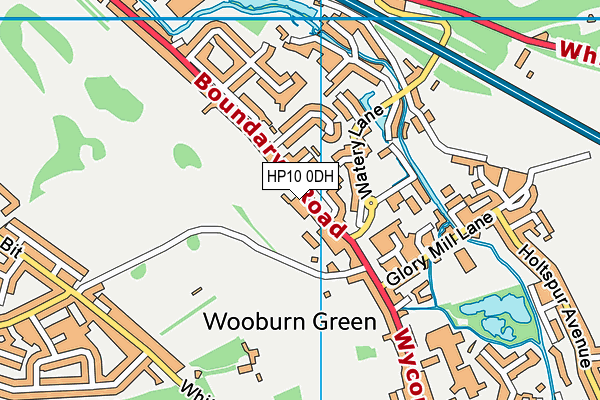 Map of WG VETERANS LIMITED at district scale