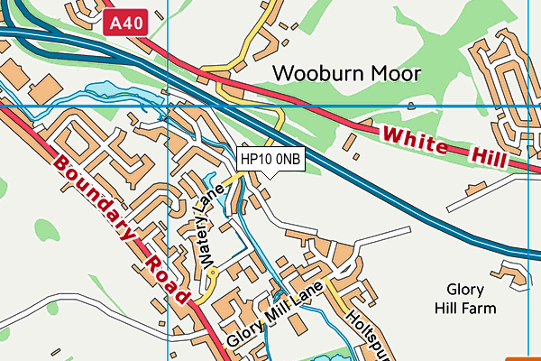 HP10 0NB map - OS VectorMap District (Ordnance Survey)