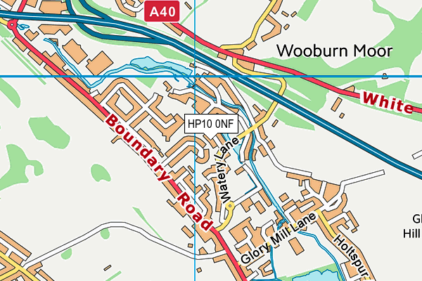 HP10 0NF map - OS VectorMap District (Ordnance Survey)