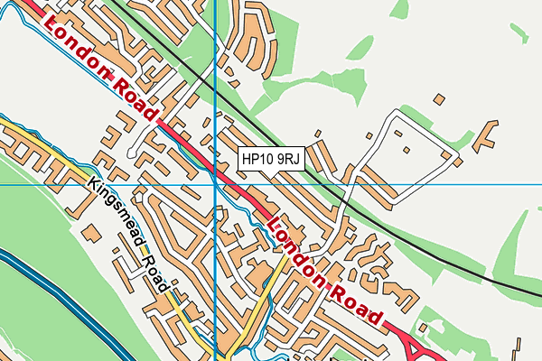 HP10 9RJ map - OS VectorMap District (Ordnance Survey)