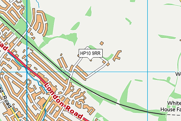 HP10 9RR map - OS VectorMap District (Ordnance Survey)