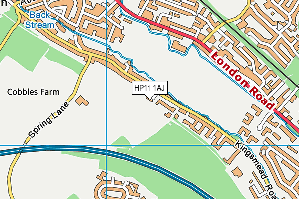HP11 1AJ map - OS VectorMap District (Ordnance Survey)