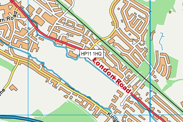 HP11 1HQ map - OS VectorMap District (Ordnance Survey)