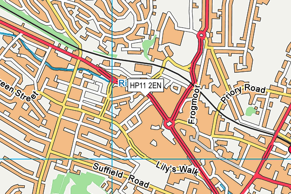 HP11 2EN map - OS VectorMap District (Ordnance Survey)