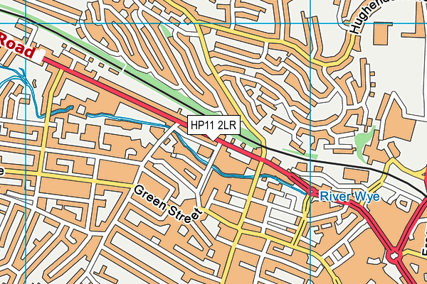 HP11 2LR map - OS VectorMap District (Ordnance Survey)