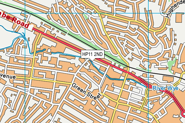 HP11 2ND map - OS VectorMap District (Ordnance Survey)