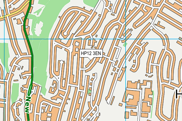 HP12 3EN map - OS VectorMap District (Ordnance Survey)