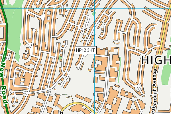 HP12 3HT map - OS VectorMap District (Ordnance Survey)