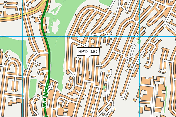 HP12 3JQ map - OS VectorMap District (Ordnance Survey)