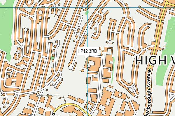 HP12 3RD map - OS VectorMap District (Ordnance Survey)