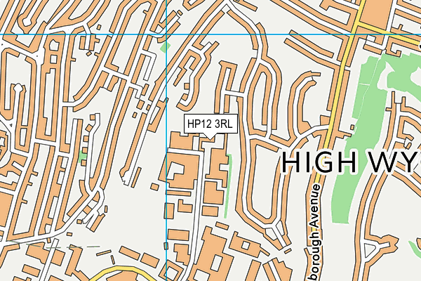 HP12 3RL map - OS VectorMap District (Ordnance Survey)