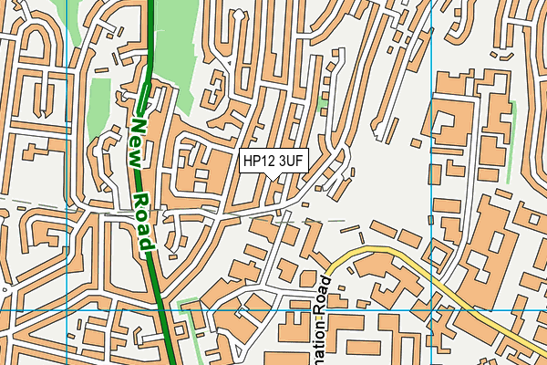 HP12 3UF map - OS VectorMap District (Ordnance Survey)