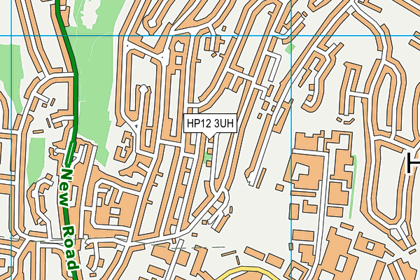 HP12 3UH map - OS VectorMap District (Ordnance Survey)